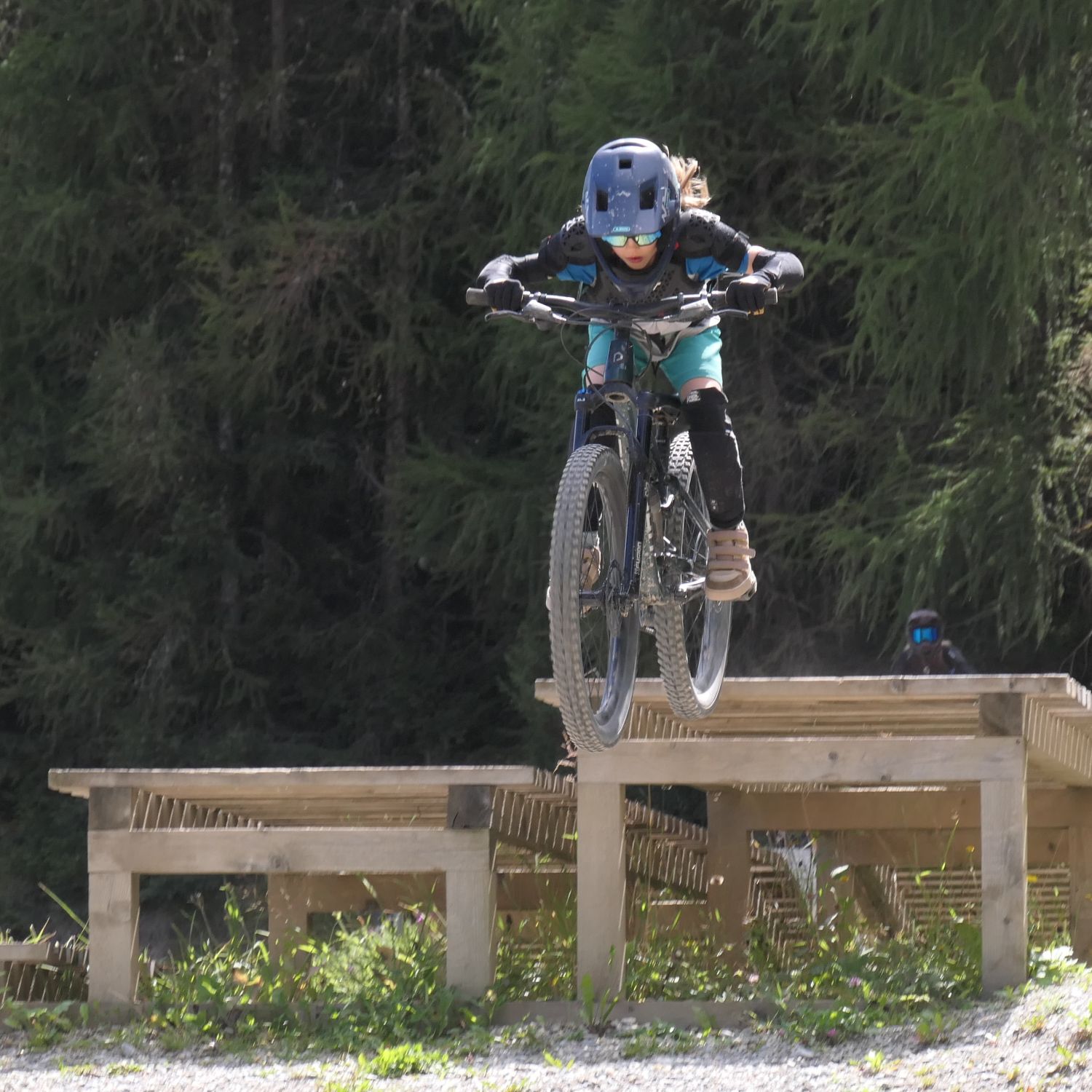 Mädels geben Gas im Bikepark Oberammergau Girls-only Mountain Bike Camp im Bikepark Oberammergau