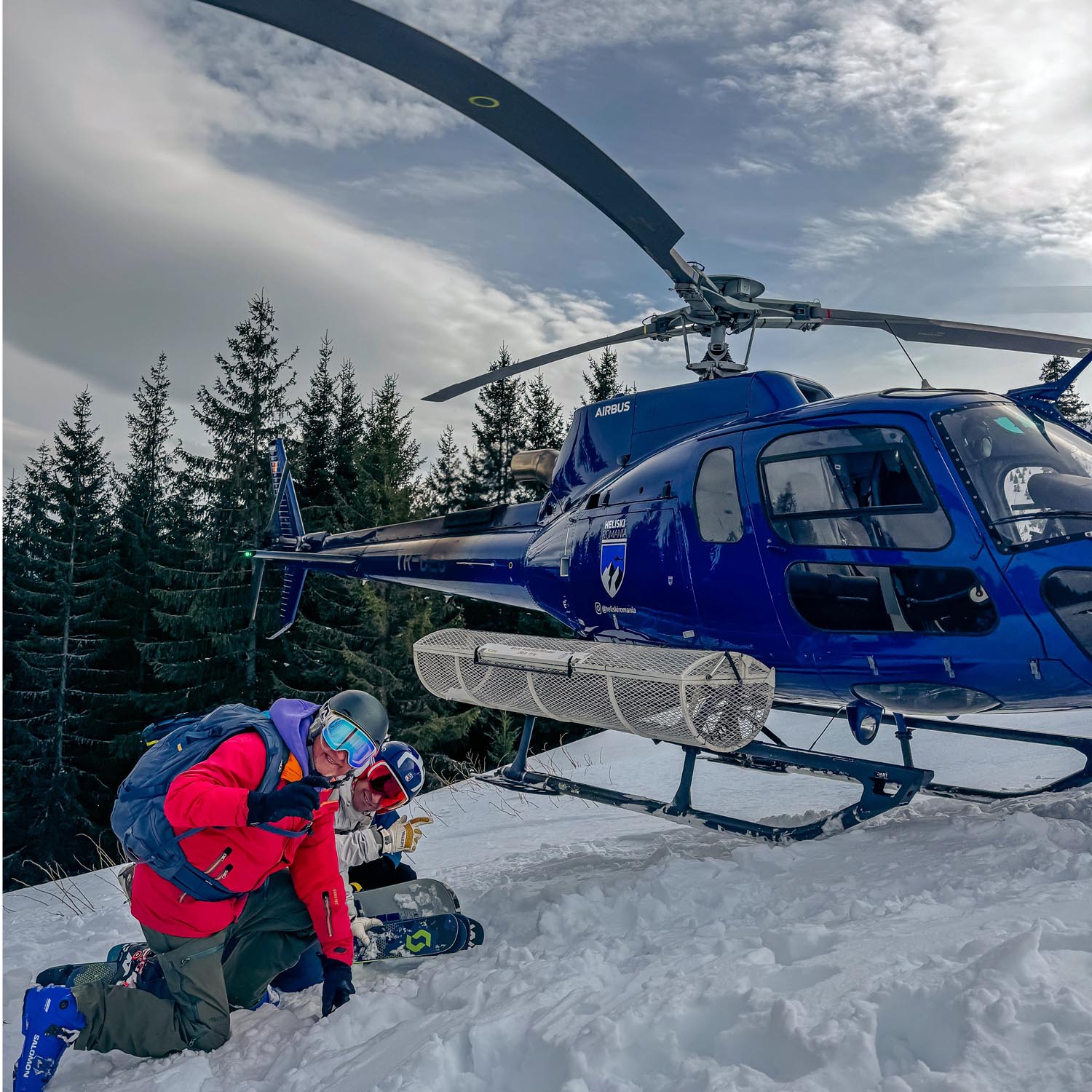 Heliskiing in Rumänien