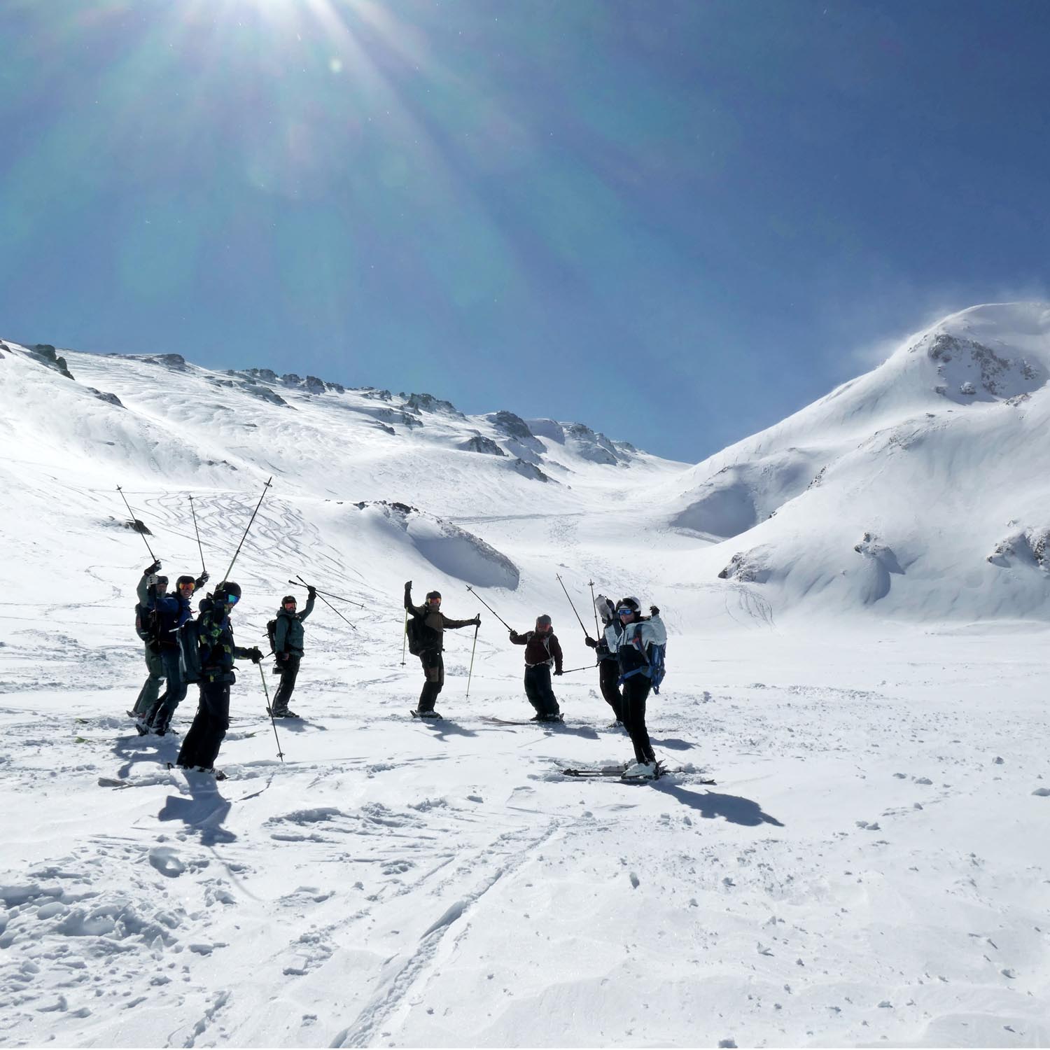 Powderparadies Bakhmaro im Kaukasus in Georgien