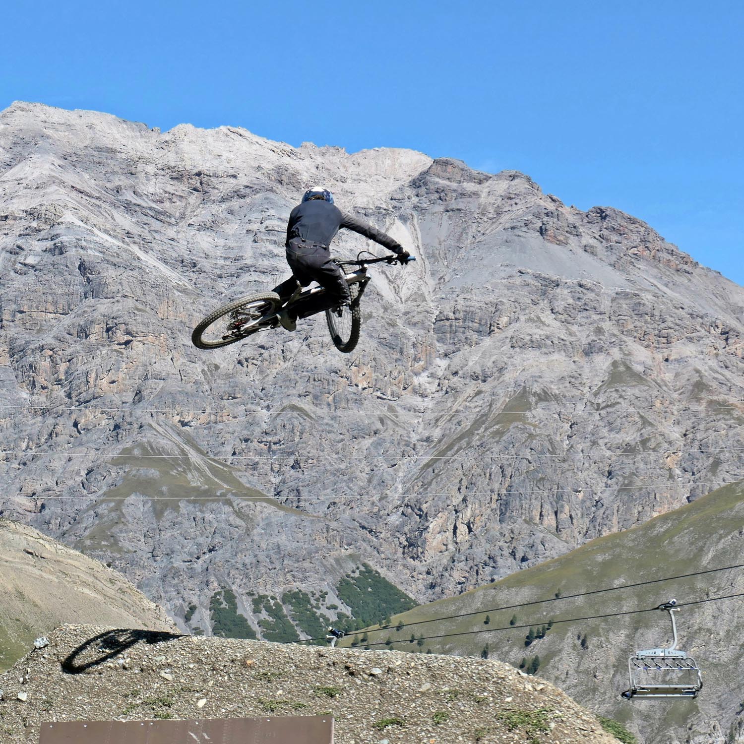 Mountain Bike Freizeit im Bikepark Mottolino in Livigno