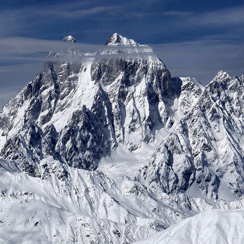 Ushba Massiv in Georgien/ Swanetien.