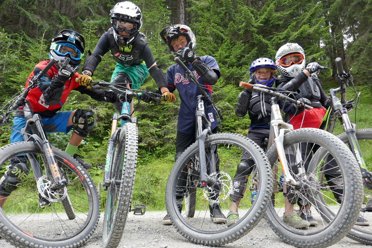 MTB Jugend Camp in Leogang. Downhill weekend for Kids.